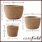 Casafield Set of 3 Seagrass Planter Baskets with Liners, Hand Woven Indoor Flower Pot Covers for Plants, Succulents, Home Decor
